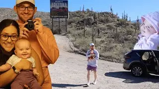 First Road Trip with Newborn | Palm Springs, Grand Canyon, Texas