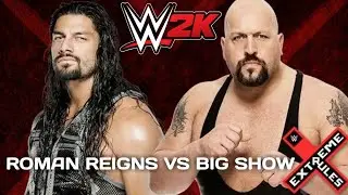 Roman Reigns vs Big Show - WWE 2K22 Gameplay 2022 Indonesia