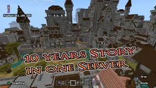 My 10yr Story in a Single Survival Map | Minecraft Bedrock