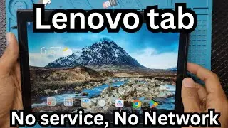 lenovo tab no network problem solution 100% by imobiles malayalam no service