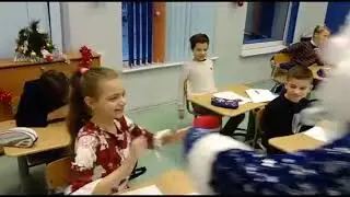 Новогоднее поздравление в 4 классе