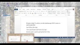 SIMPLE INTERFACING OF DC MOTOR TO 8051