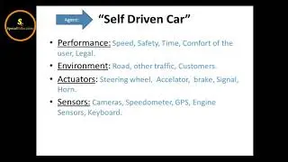 Agent & PEAS with Examples | Artificial Intelligence.