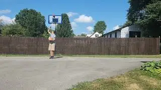 I Shot A Basket Backwards with A Football & Another with A Basketball