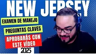 EXAMEN TEORICO DE MANEJO NUEVA JERSEY 2025 I Aprobarás con estas preguntas 🔥
