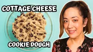 Trying the Viral Cottage Cheese Cookie Dough!