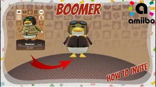 How to Invite Amiibo Card Villagers: Boomer (289) | Animal Crossing New Horizons