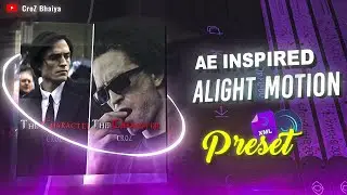 Batman - Robert Pattinson edit | Ae inspired - Alight Motion Preset | Free Preset