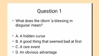 Competitive Exams Special: Idioms & Phrases MCQs in English