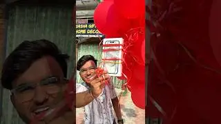 Flying A iPhone With Balloons