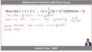 Mathematical Induction | NEB Grade 12 | NEB Model Question 2081 | NEB IMP Questions | MRR