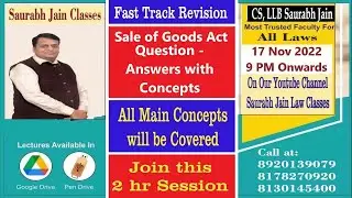 Fast Track Revision - Companies Act, 2013 - CA Foundation