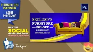 Create Digital Social Media Banner design in Adobe Photoshop