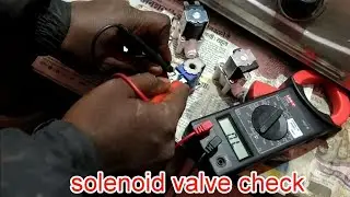 how to solenoid valve check its fault in ro !