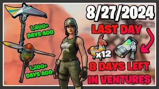 LAST DAY FOR WEAPON SC, RARE PICKAXES, 8 DAYS LEFT IN VENTURES
