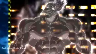 Yuichiro Hanma appears before Hanma Yujiro & Baki Fight Scene [ ENG SUB ] || Hanma Baki Season 2