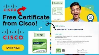Cisco Free Course 2025 | Free Cisco Certification | Cisco ccna  free certificate course