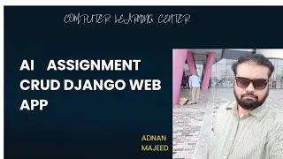 AI Assignment CRUD Django WEB App | CRUD mastery with Django