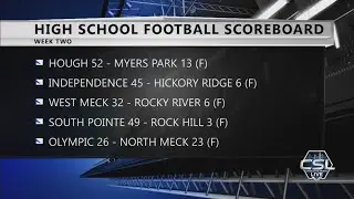Updated Week 2 high school football scorecard