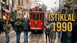 İstanbul'un, İstiklal Caddesi ile Çarşı ve Sokakları! '90'lar... 