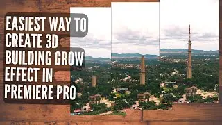 3D Building Grow Effect Tutorial | Stack Up | Tower Animation | Premiere Pro