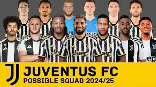 JUVENTUS  FC Possible Squad 2024/25  With New Signings & Current Transfer Rumours.