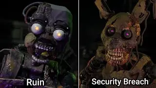 FNAF Ruin Vs Security Breach
