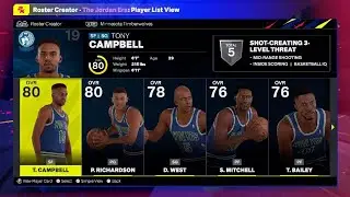 NBA 2K25: Minnesota Timberwolves '91-'92 classic team - Jordan Era