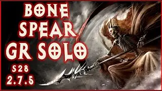 S28 Necromancer Gr Solo Bone Spear Build Guide 2.7.5 Diablo 3