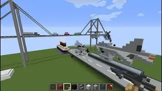 MİNECRAFT MODERN EV KÖPRÜ UÇAK GEMİSİ VE TİTANİK YAPIMI
