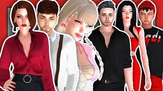 3 MALE & 3 FEMALE sim dump MAXIS MATCH tray + cc folder The Sims 4 CAS