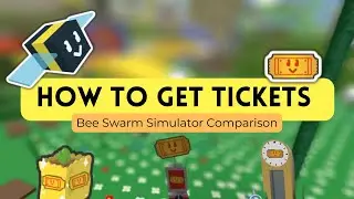 🐝 How to get TICKETS in BEE SWARM SIMULATOR 🐝 Bee Swarm Simulator Comparison