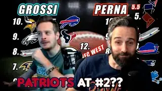Grossi and Perna Compare Their Week 9 NFL Power Rankings (Grossi Perna Show)