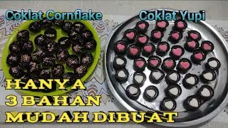 Coklat Cornflake dan Coklat Yupi Simpel Hanya 3 Bahan || How to Make Cornflake and Yupi Chocolate