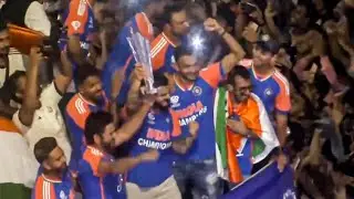 Victory parade | Hardik Pandya | Wankhede Stadium | Team India | 4th July