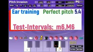 Ear training 5.4 Intervals  m6, M6 / Интервалы m6, б6