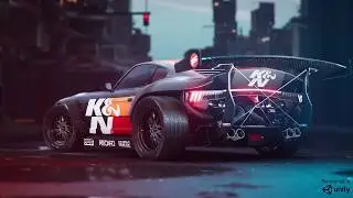 Sponsor car rendered in real-time using Unity HDRP