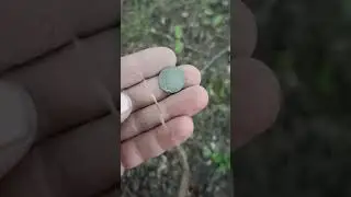 Зелёненькое маленькое 😄 #metaldetecting #поисксметаллоискателем #коп #металлоискатель #coin