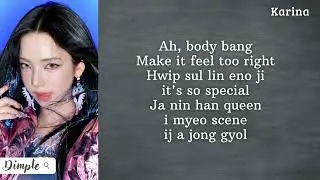 Aespa - Supernova (Easy Lyrics)