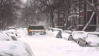 On a snow day... only some vehicles are going to make it