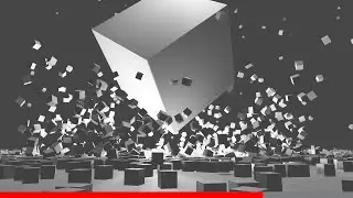 Blender 3000 Cubes and Light physics test