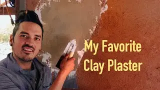 Clay Plaster made with Toilet Paper  -  So simple to apply over almost any surface.