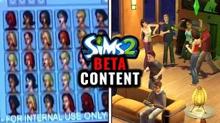The Sims 2 BETA Footage And REMOVED Features (Compilation)