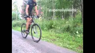 Aloittelevan maastopyöräilijän ajotekniikka