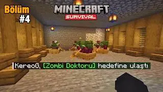 Became a Zombie Doctor!! and I Made an Iron Farm! | Minecraft Survival Part 4