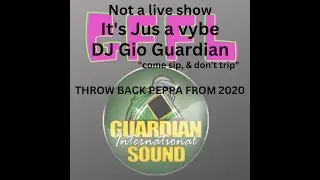 NOT A LIVE. JUS A VYBE - DJ GIO THROWBACK PEPPA WEDNESDAYZ