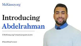 McKinsey Forward Impact Stories: Meet Abdelrahman
