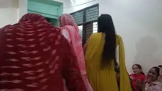 हरयाणवी लेडीज़ डांस माता की चौकी पर!! हरयाणवी