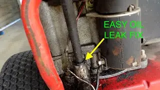 Briggs & Stratton Dipstick Tube Grommet Replacement OIL LEAK FIX