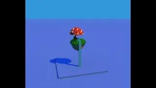 Magicavoxel simple Floating Island